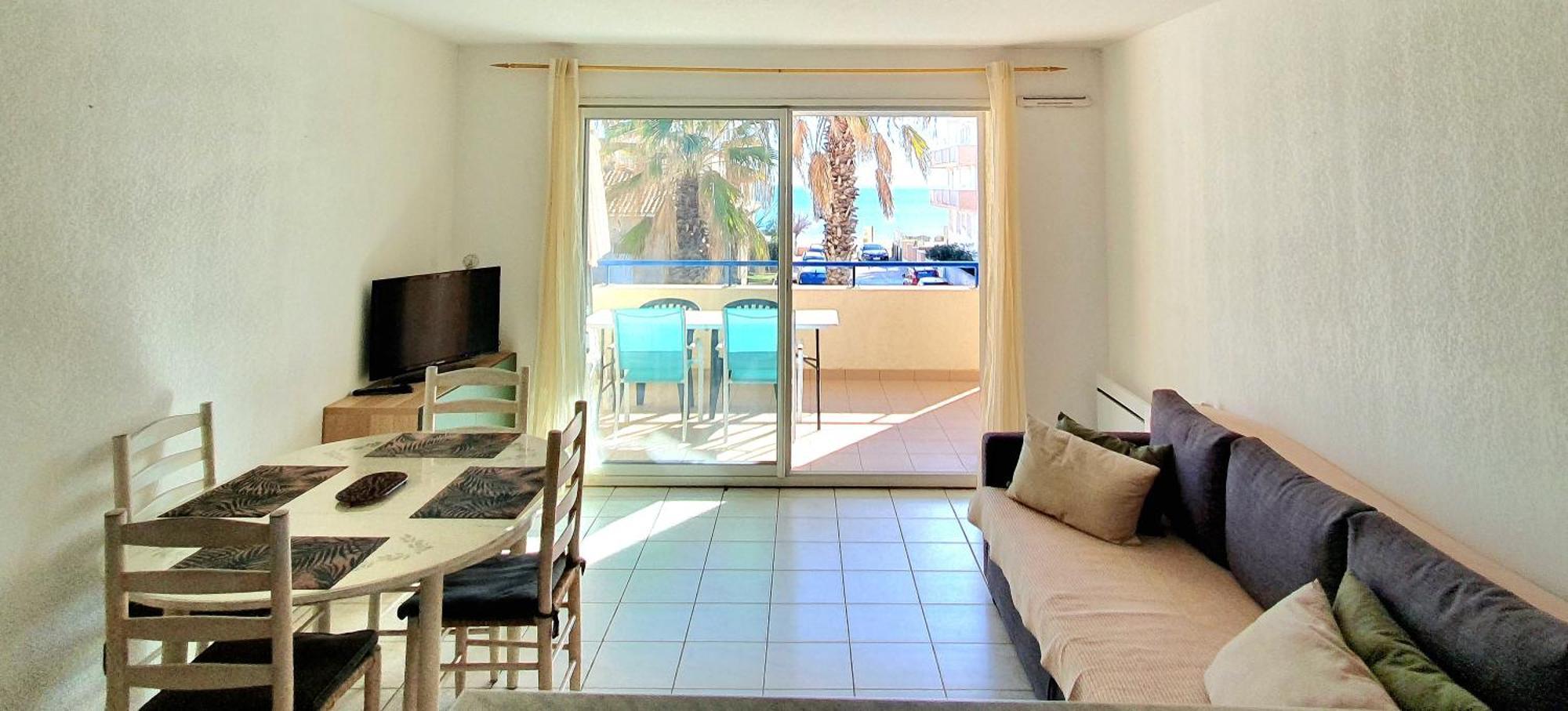 T2 Ecume Vue Mer Terrasse Parking Palavas-les-Flots Esterno foto
